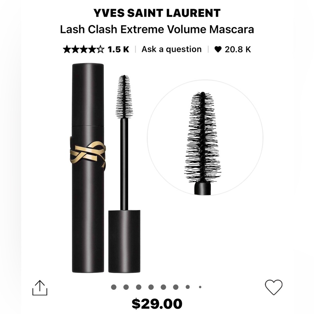 Yves Saint Laurent Lash Clash Extreme Volume Mascara